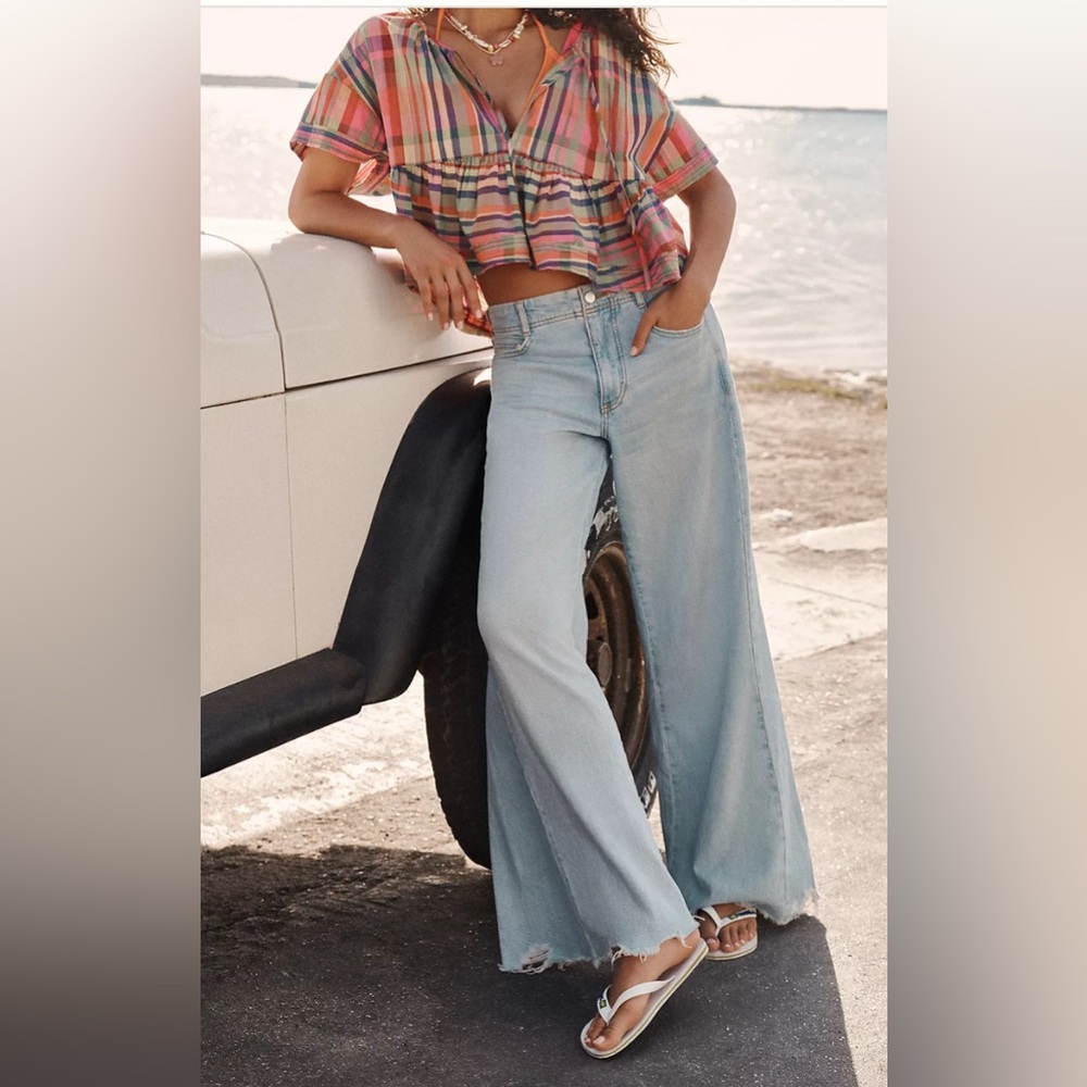 NWT Anthropologie Pilcro flare jeans size 27